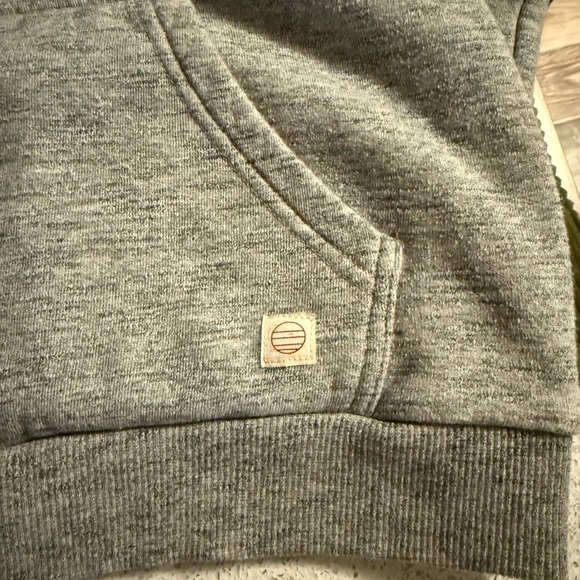 Marine Layer Heather Gray Women's Hoodie - Picture 6 of 8